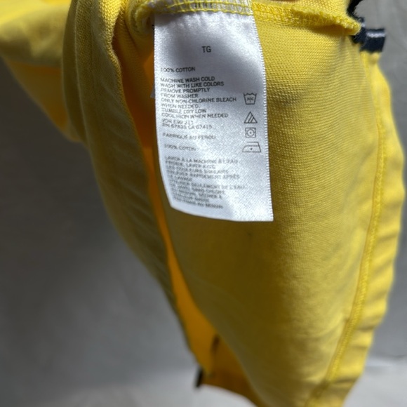 Nautica | Yellow True Deck Shirt Loose Knit Polo | Size XL - Picture 6 of 6